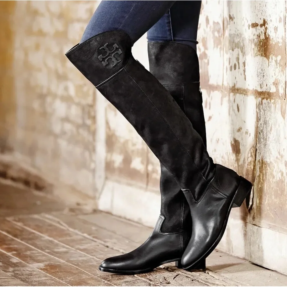 Tory Burch Over The Knee Samone Leather Boot size 7 - Picture 2 of 10